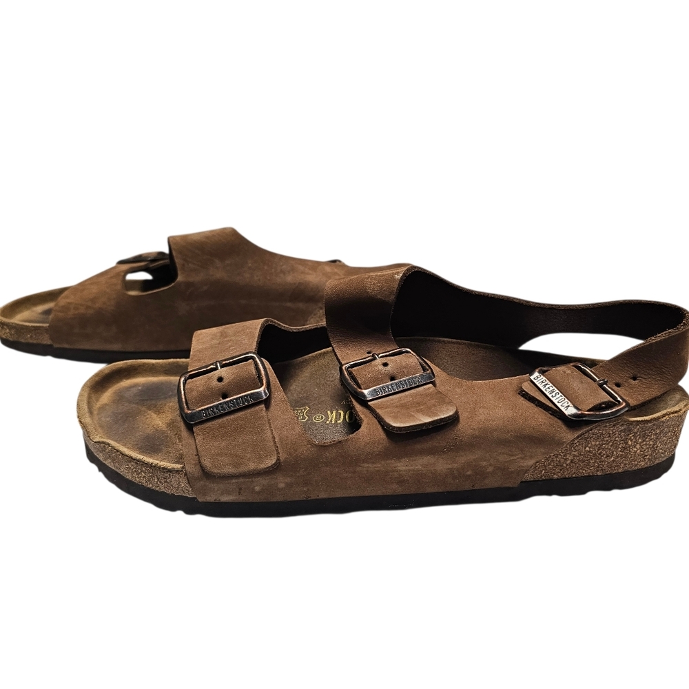 Birkenstock Milano Leather Backstrap Sandals - Picture 4 of 10